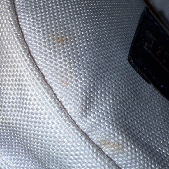 Adorable JanSport Quarter Pint Mini White Convertible Backpack with Lemon Design - Picture 14 of 15